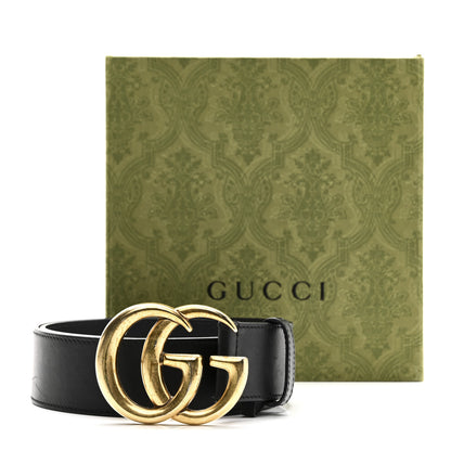 Gucci Calfskin Double G 40mm Belt 80 32 Black Gucci Calfskin Double G 40mm Belt 80 32 Black 1792512  main image 4