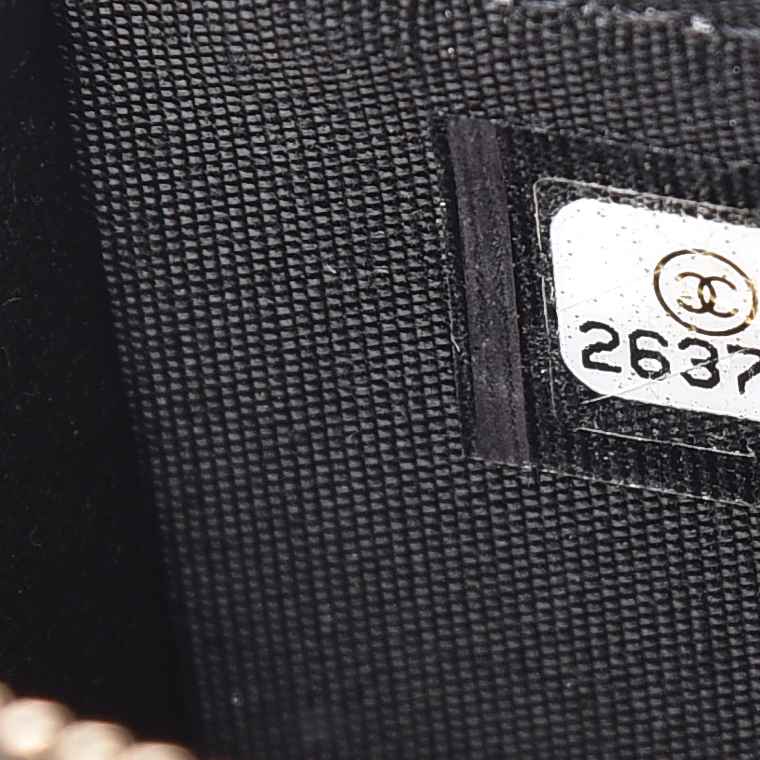 Chanel Caviar Quilted Small Filigree Zip Around Wallet Beige Black 8 of 9