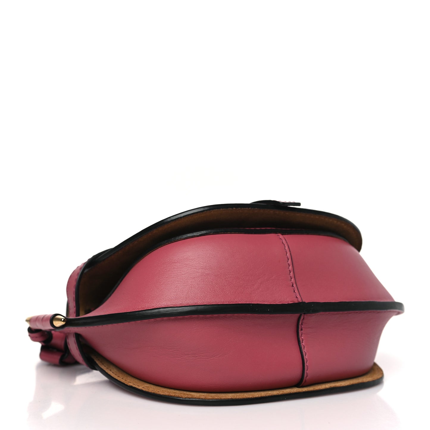 Calfskin Jacquard Mini Gate Dual Bag Plum