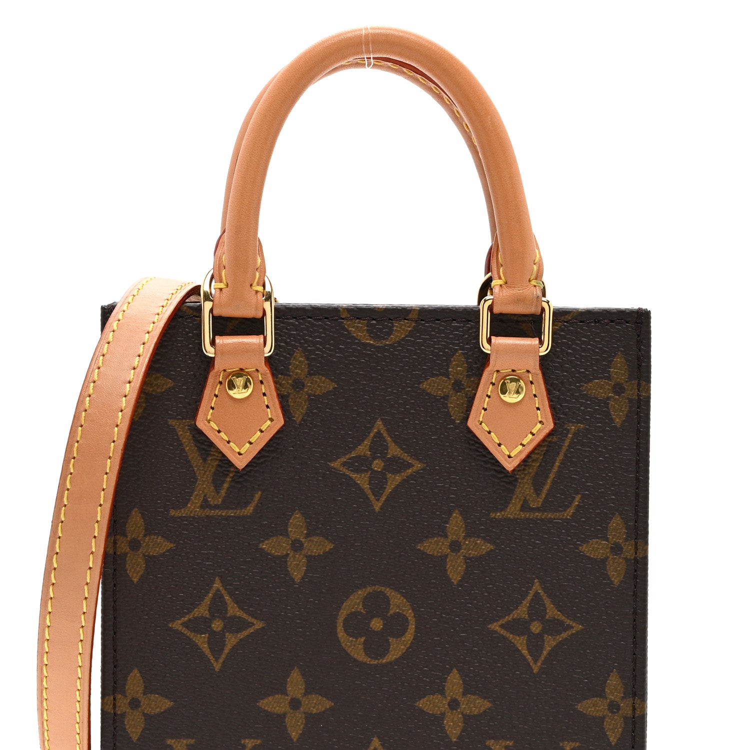Louis Vuitton Monogram Petit Sac Plat 7 of 9
