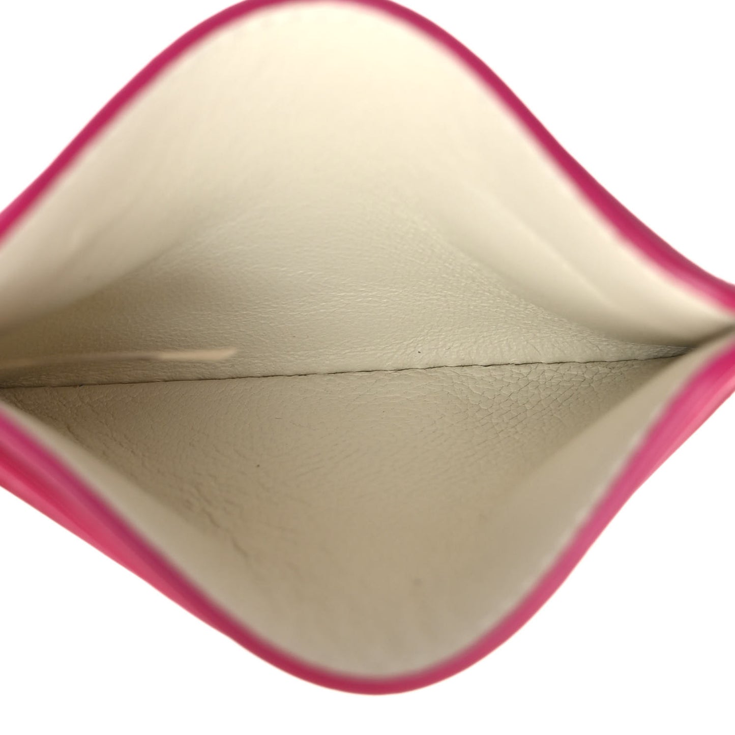 Calfskin Sense Card Holder Fizzy Pink