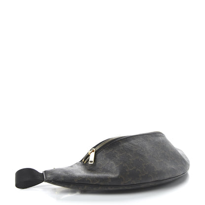 Celine Triomphe Canvas Belt Bag Black 4 of 10