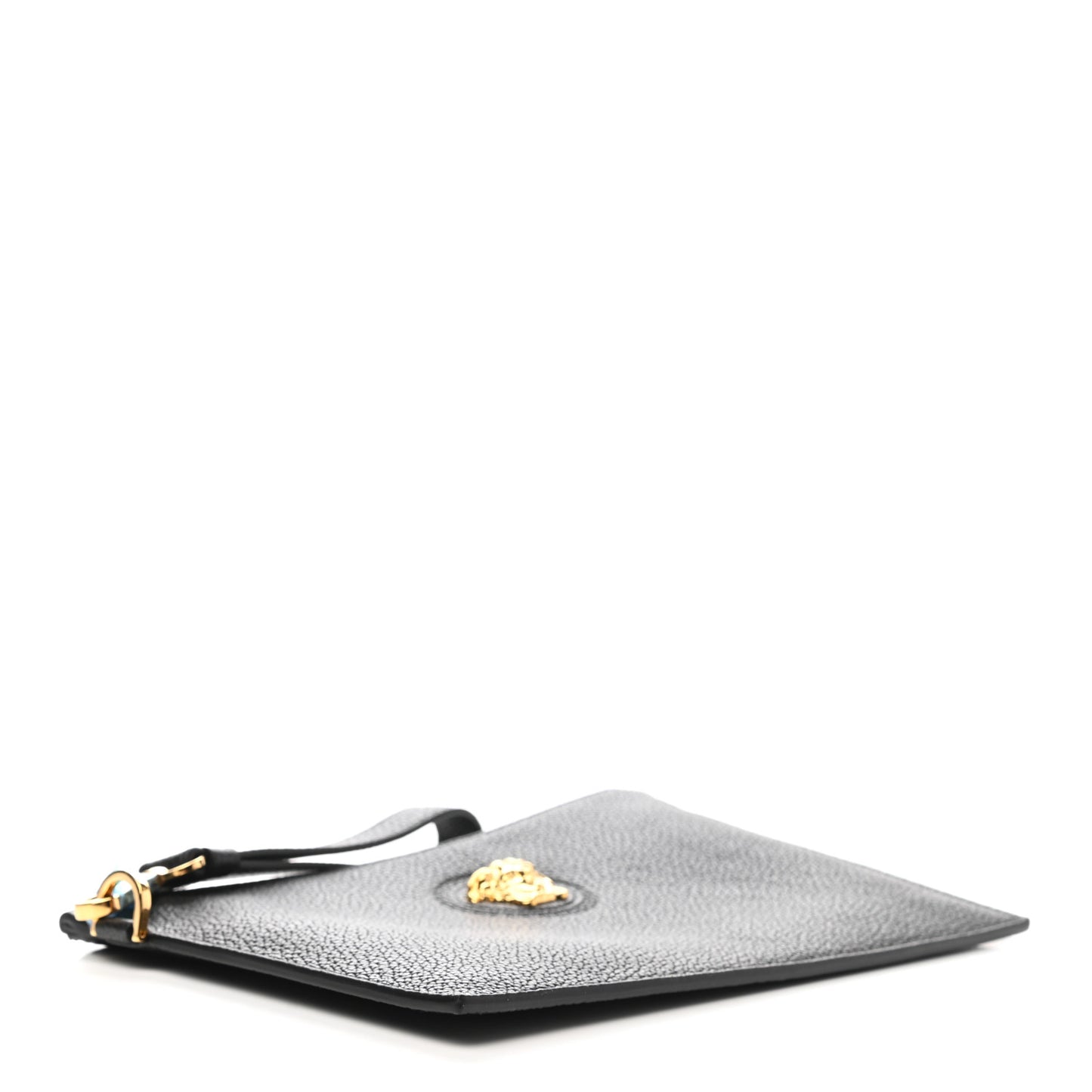 Grained Calfskin La Medusa Pouch Black