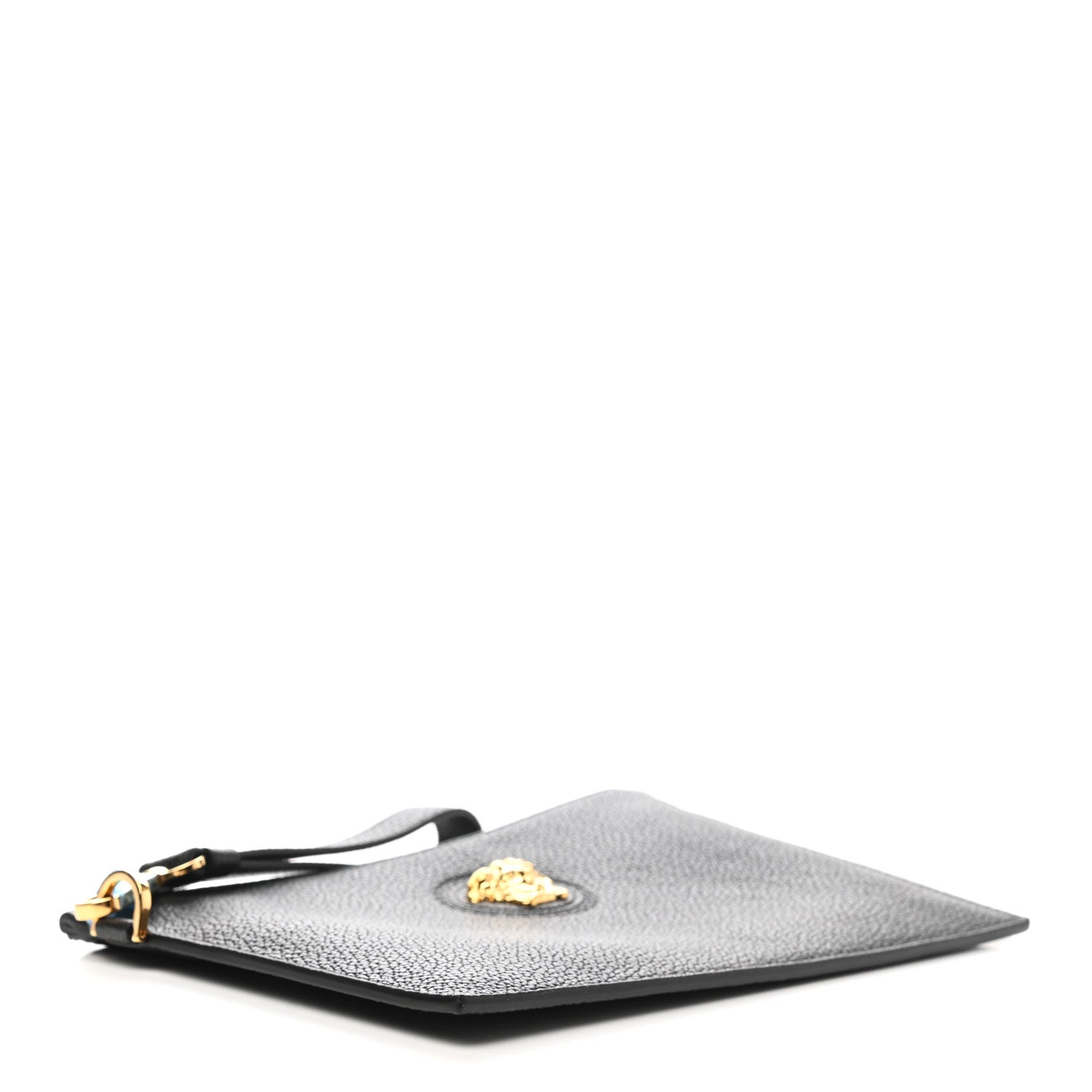 Versace Grained Calfskin La Medusa Pouch Black 4 of 6