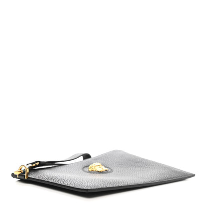 Versace Grained Calfskin La Medusa Pouch Black 4 of 6