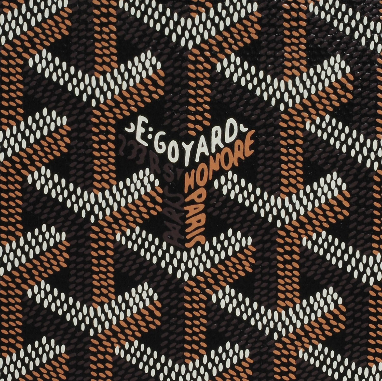Goyard Goyardine Senat Pochette MM Black Gold 14 of 18