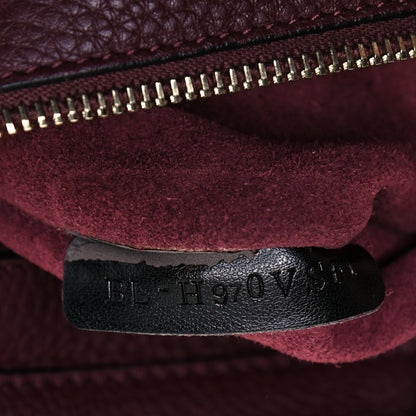 Valentino Garavani Pebbled Calfskin Medium Rockstud Tote Rubin 7 of 17
