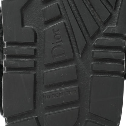 Christian Dior Shearling Dioract 10mm Sandals 38 Black 8 of 8