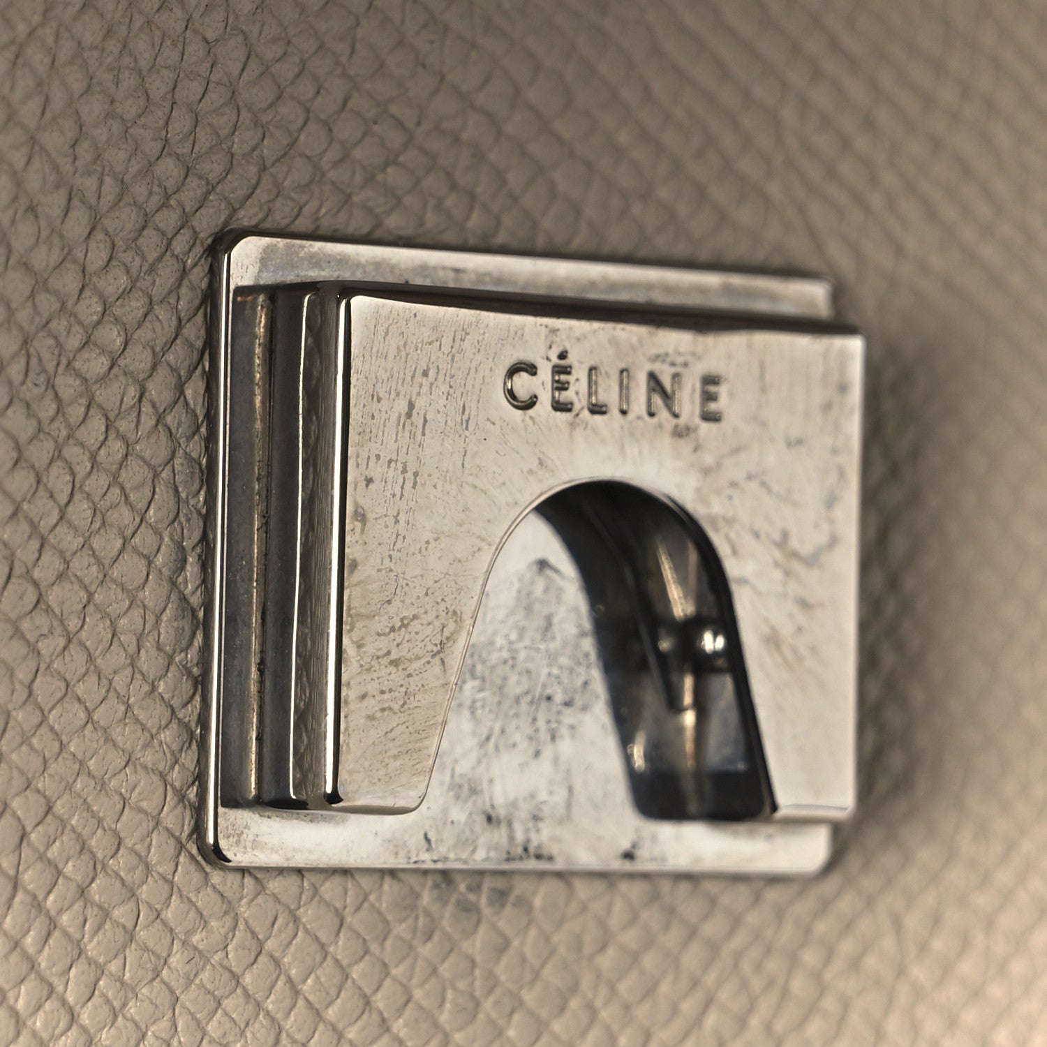 Celine Grained Calfskin Mini Belt Bag Light Taupe 8 of 12