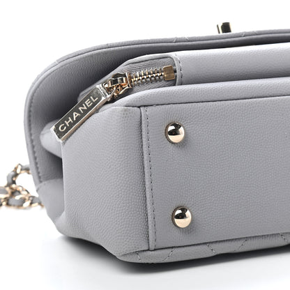 Chanel Caviar Quilted Small Business Affinity Flap Grey 8 of 10