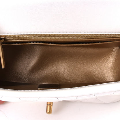 Chanel Lambskin Quilted Mini Pearl Crush Flap White 9 of 10