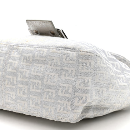 Fendi Metallic Zucchino Baguette Silver 8 of 11