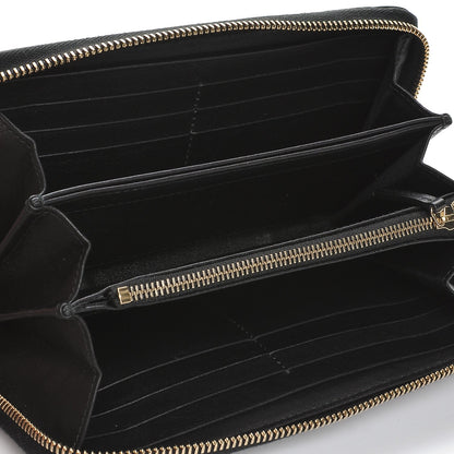 Gucci Guccissima Signature Microguccissima Bree Zip Around Wallet Black 7 of 7
