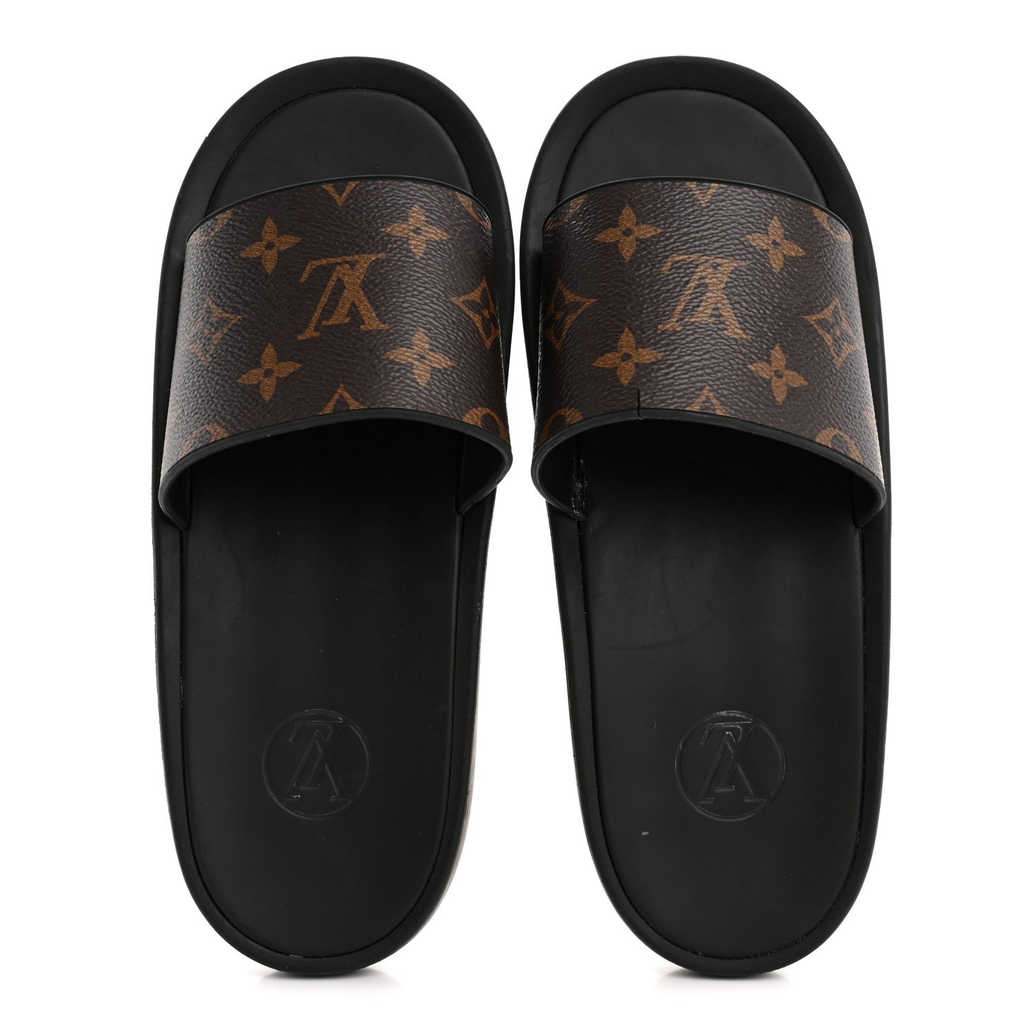 Louis Vuitton Monogram Sunbath Slide Sandals 39 1798359 – FASHIONPHILE