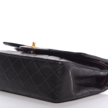Chanel Lambskin Quilted Medium Double Flap Black 7 of 10