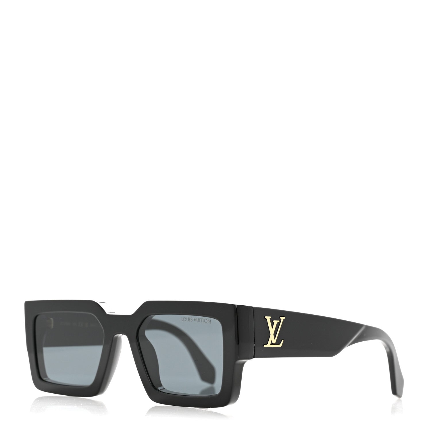 Louis Vuitton LV Clash Mask Square Sunglasses Z1579W Black 1 of 9
