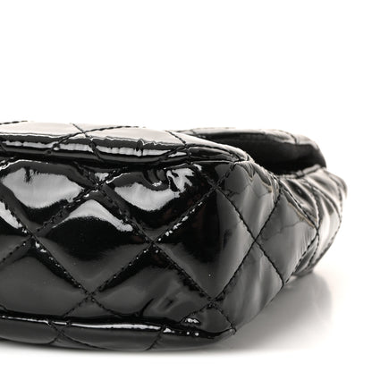 Chanel Patent Quilted Medium Single Flap Black 10 of 10