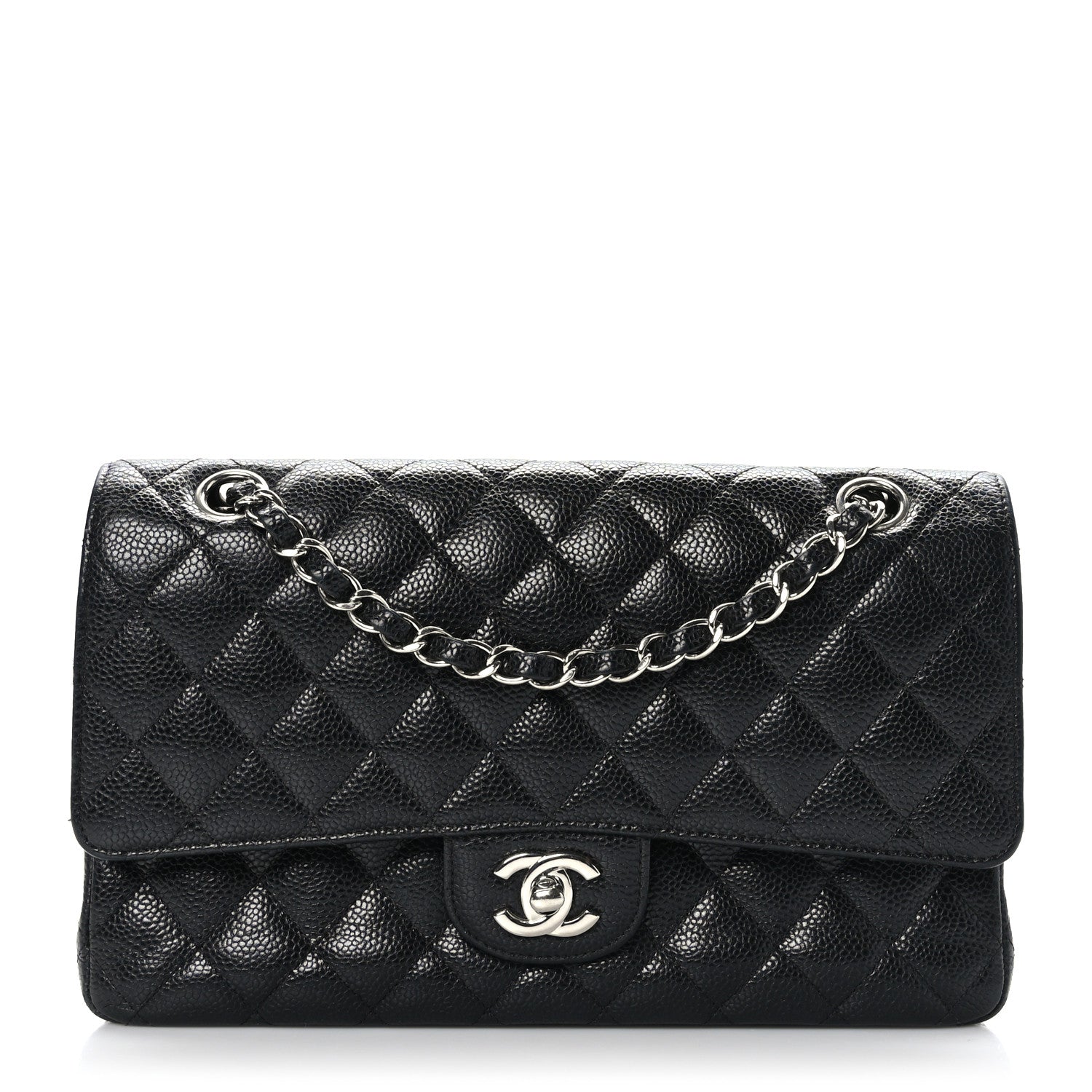 Chanel Caviar Quilted Medium Double Flap Black 1 of 10