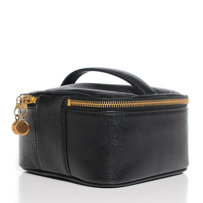 Chanel Caviar CC Small Cosmetic Case Black 3 of 7