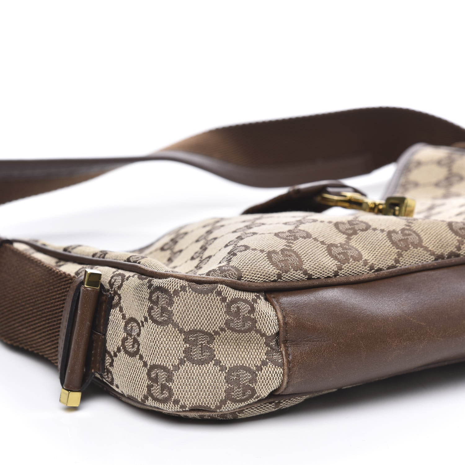 Gucci Monogram Shoulder Bag Brown 8 of 10