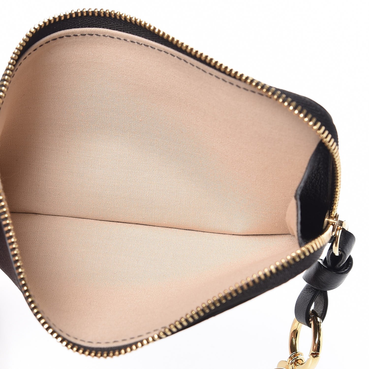 Chloe Calfskin Alphabet Purse Wallet Black 5 of 8