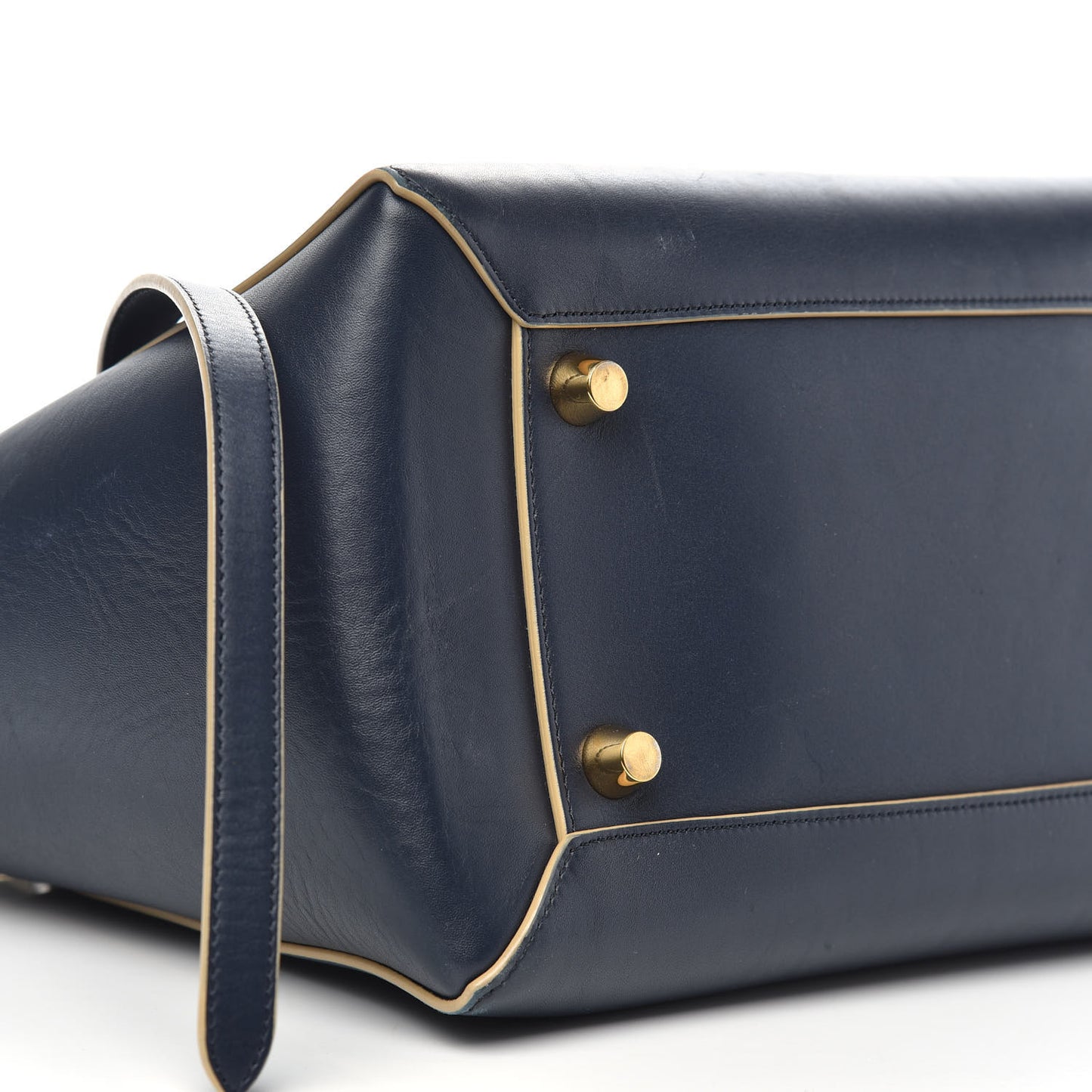 Palmelato Calfskin Mini Belt Bag Navy