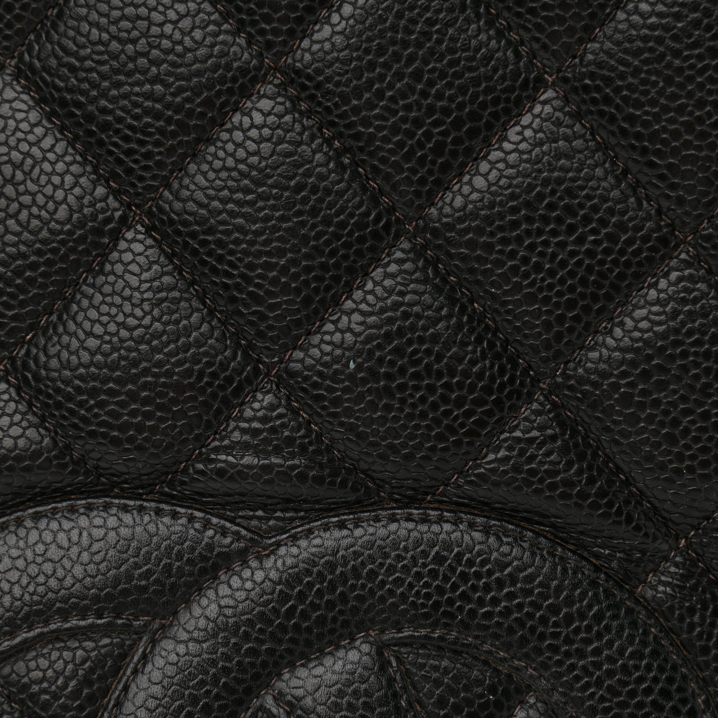 Caviar Quilted Grand Timeless Tote GTT Black