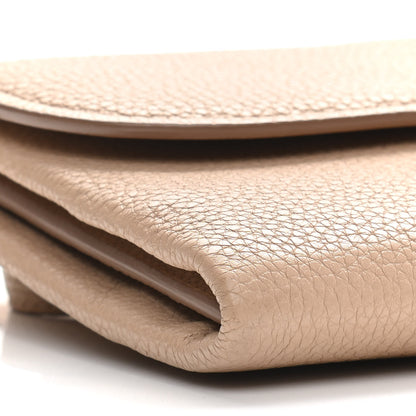Salvatore Ferragamo Calfskin Clutch Beige 8 of 13