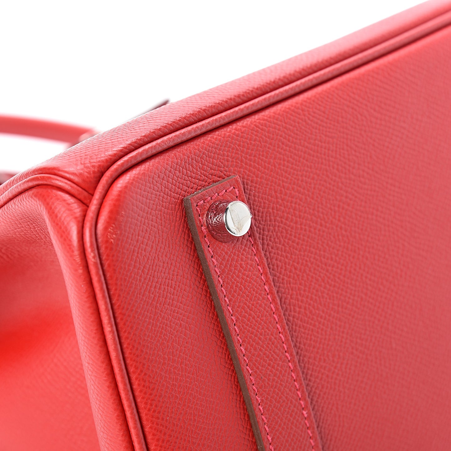 Epsom Birkin 35 Rouge Casaque