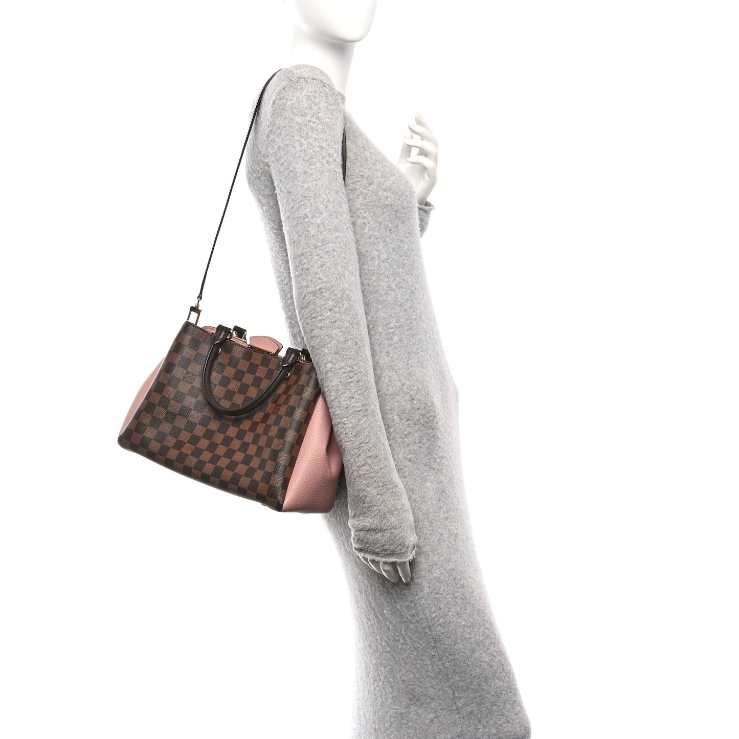 Damier Ebene Cuir Taurillon Brittany Magnolia