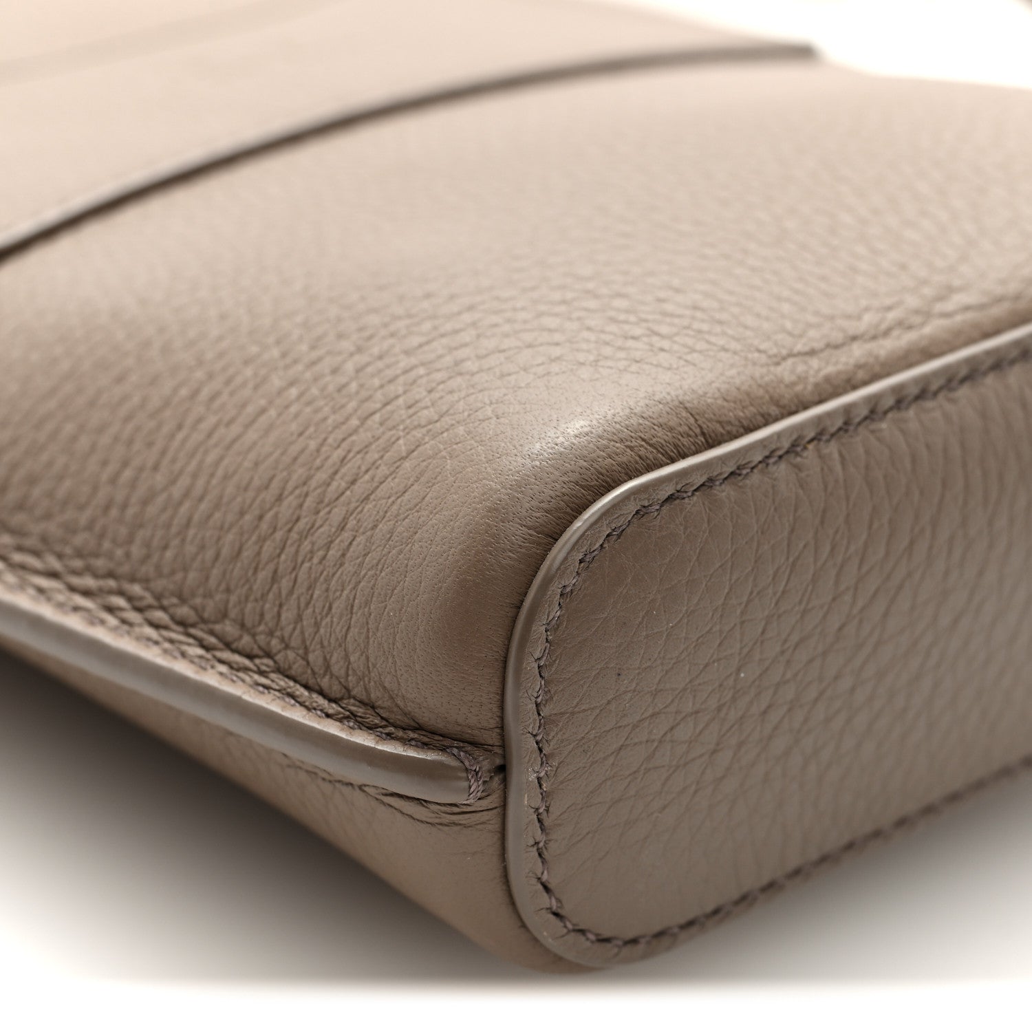 Loro Piana Grained Calfskin Bale Phone Case Warm Mastic 8 of 10