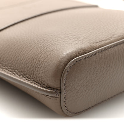Loro Piana Grained Calfskin Bale Phone Case Warm Mastic 8 of 10