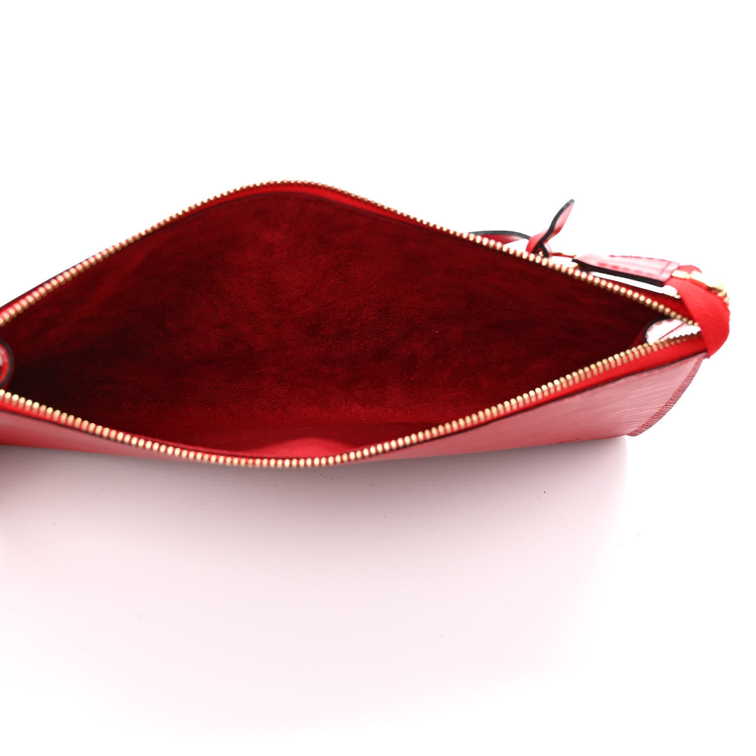Louis Vuitton Epi Pochette Accessories 24 Castillan Red 5 of 8