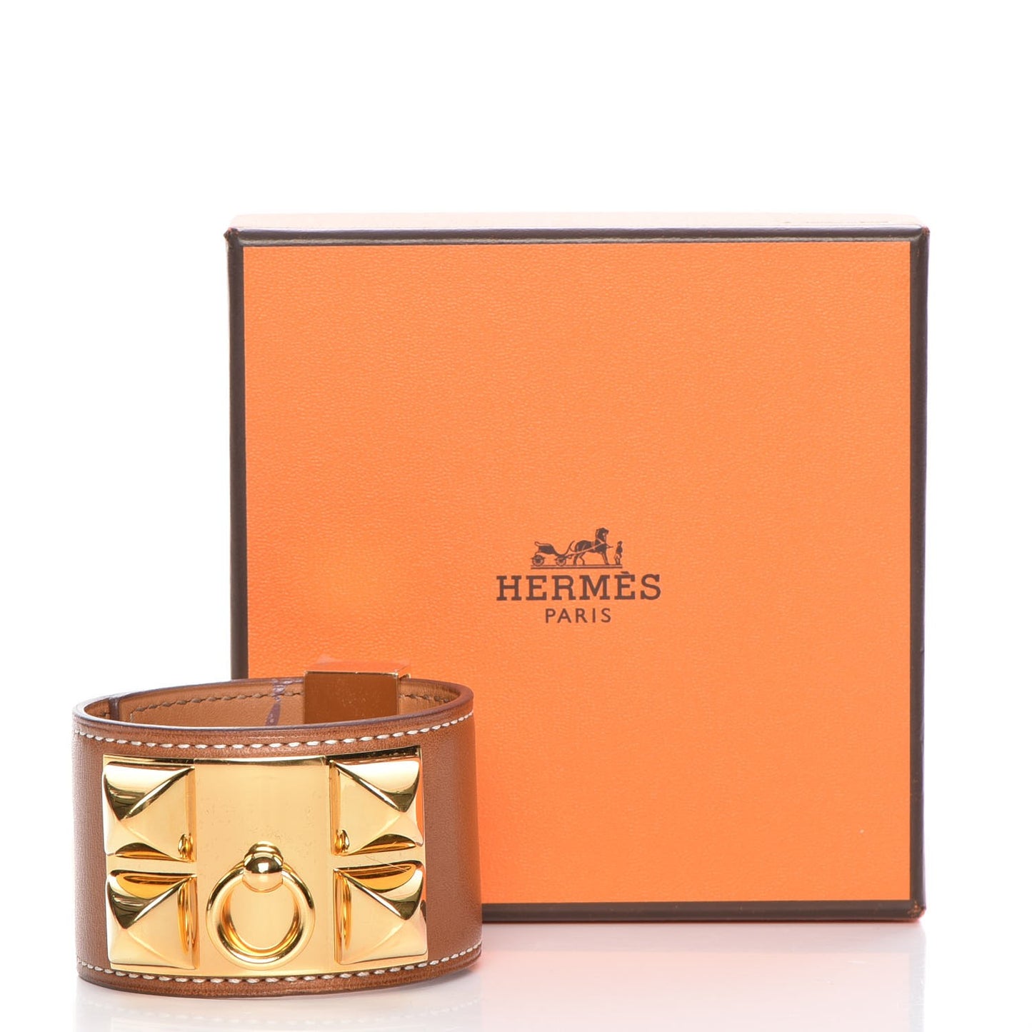 Barenia Collier De Chien CDC Bracelet S Fauve
