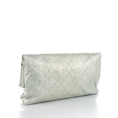 Louis Vuitton Jacquard Quilted Monogram Limelight Clutch GM Perle 3 of 7