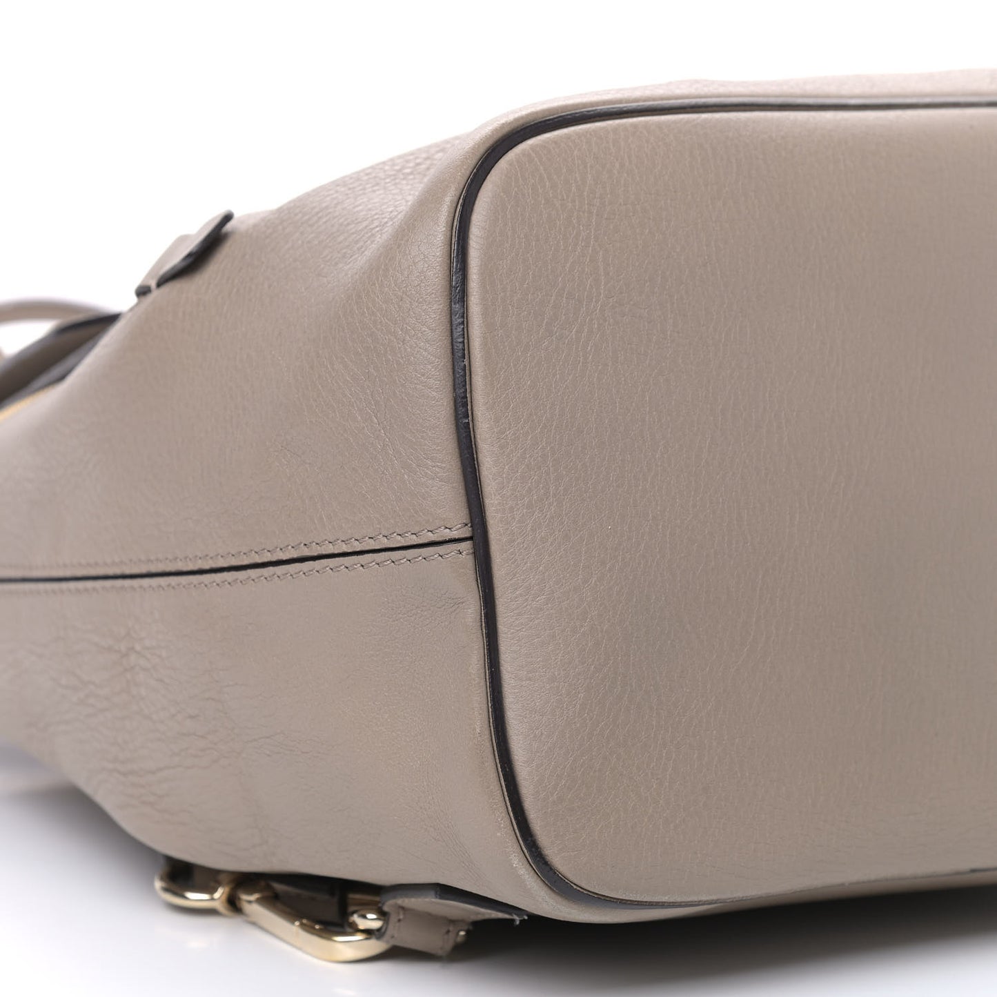 Suede Calfskin Medium Faye Backpack Motty Grey