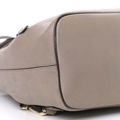 Chloe Suede Calfskin Medium Faye Backpack Motty Grey 10 of 11