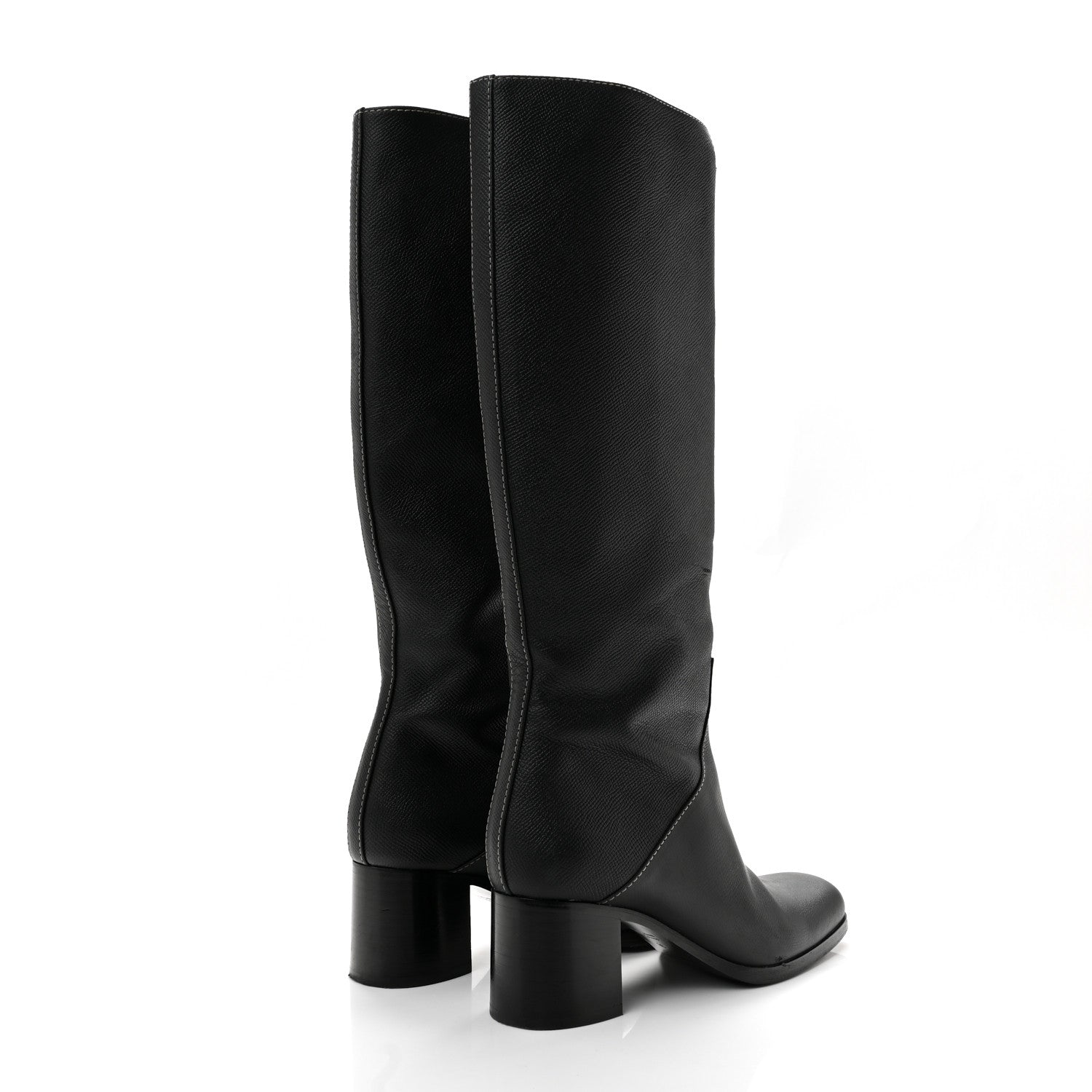 Hermes Epsom Foulee 60 Boots 36 Black 5 of 9