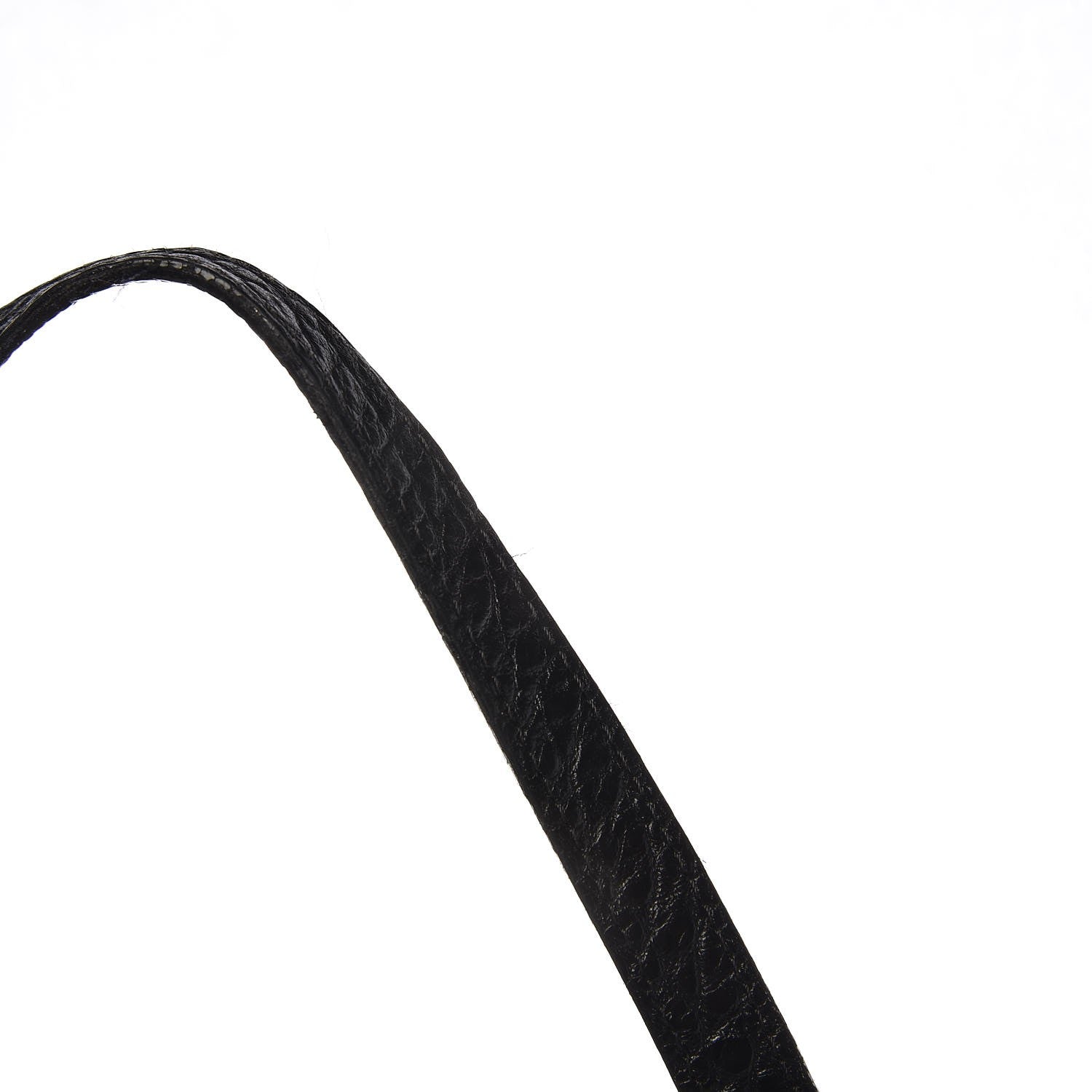Burberry Signature Grain Calfskin Check Embossed Small Canterbury Tote Black 7 of 8