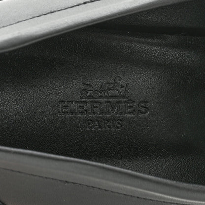 Hermes Calfskin Womens Foch 60 Pump 38 Black 6 of 11