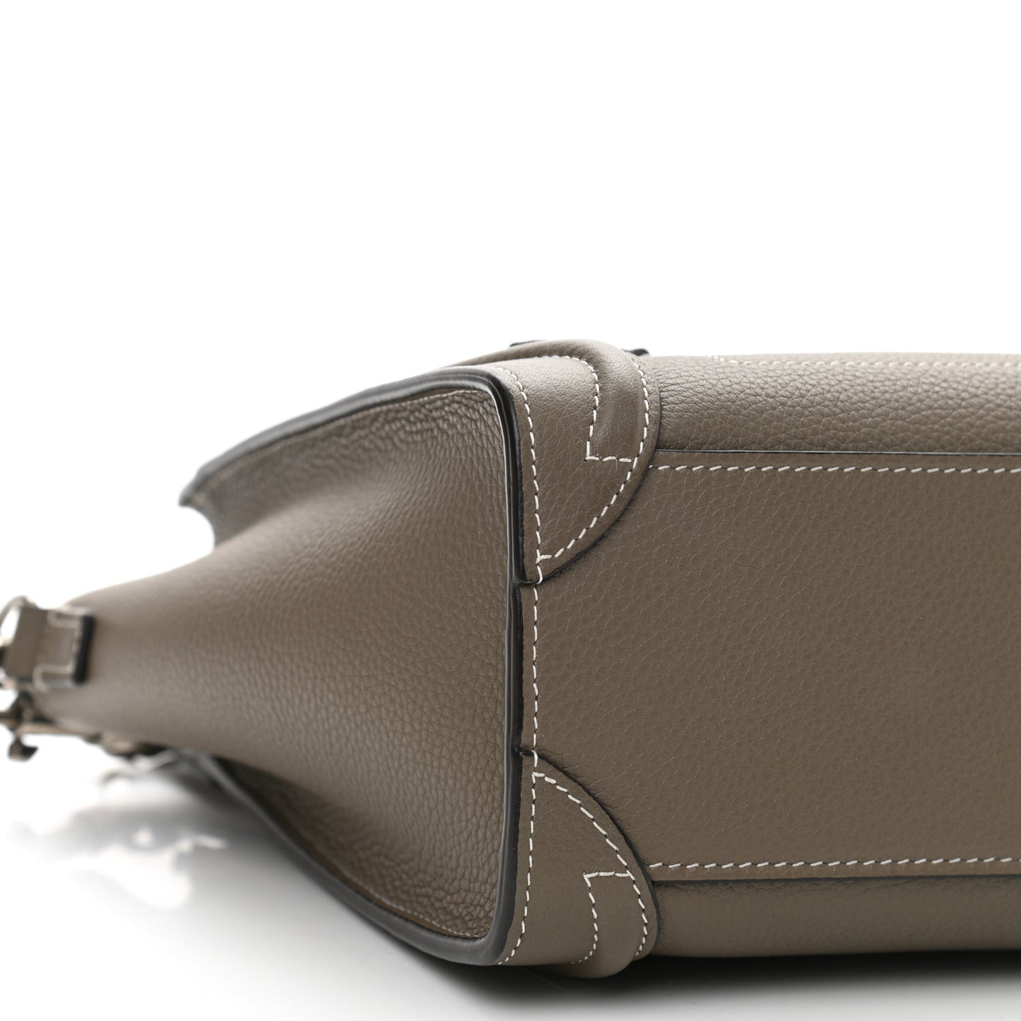 Drummed Calfskin Nano Luggage Souris