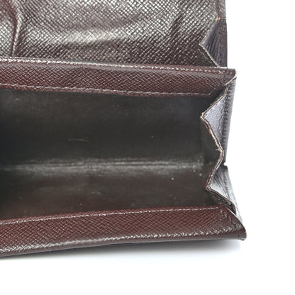 Louis Vuitton Damier Ebene Porte-Monnaie Plat Coin Purse 5 of 9