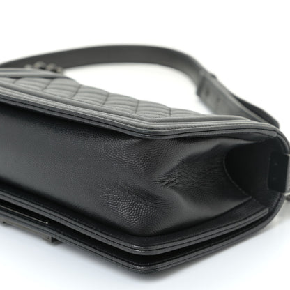 Chanel Caviar Quilted Small Boy Flap So Black 6 of 10