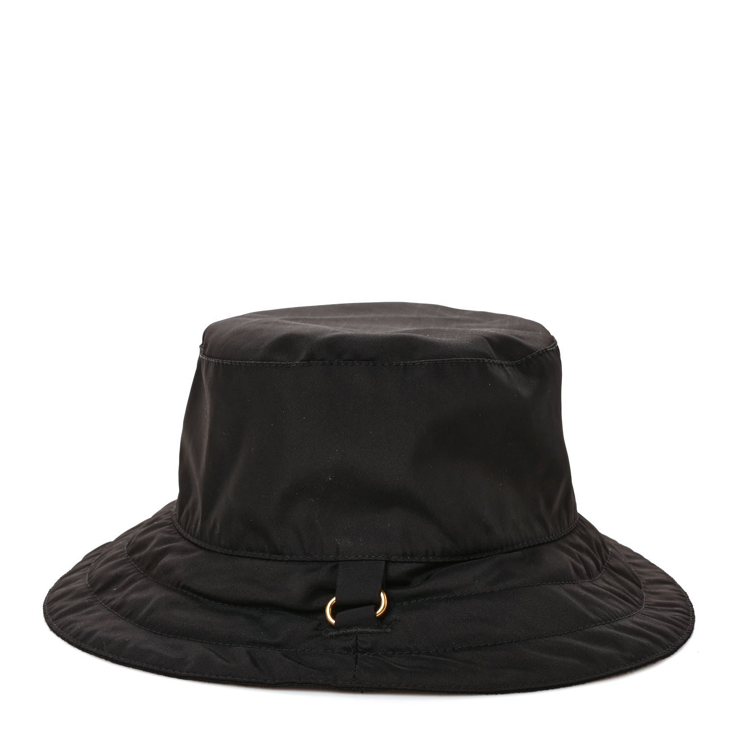 Gucci Canvas Nylon Monogram Reversible Self-Tie Bucket Hat Black 6 of 8