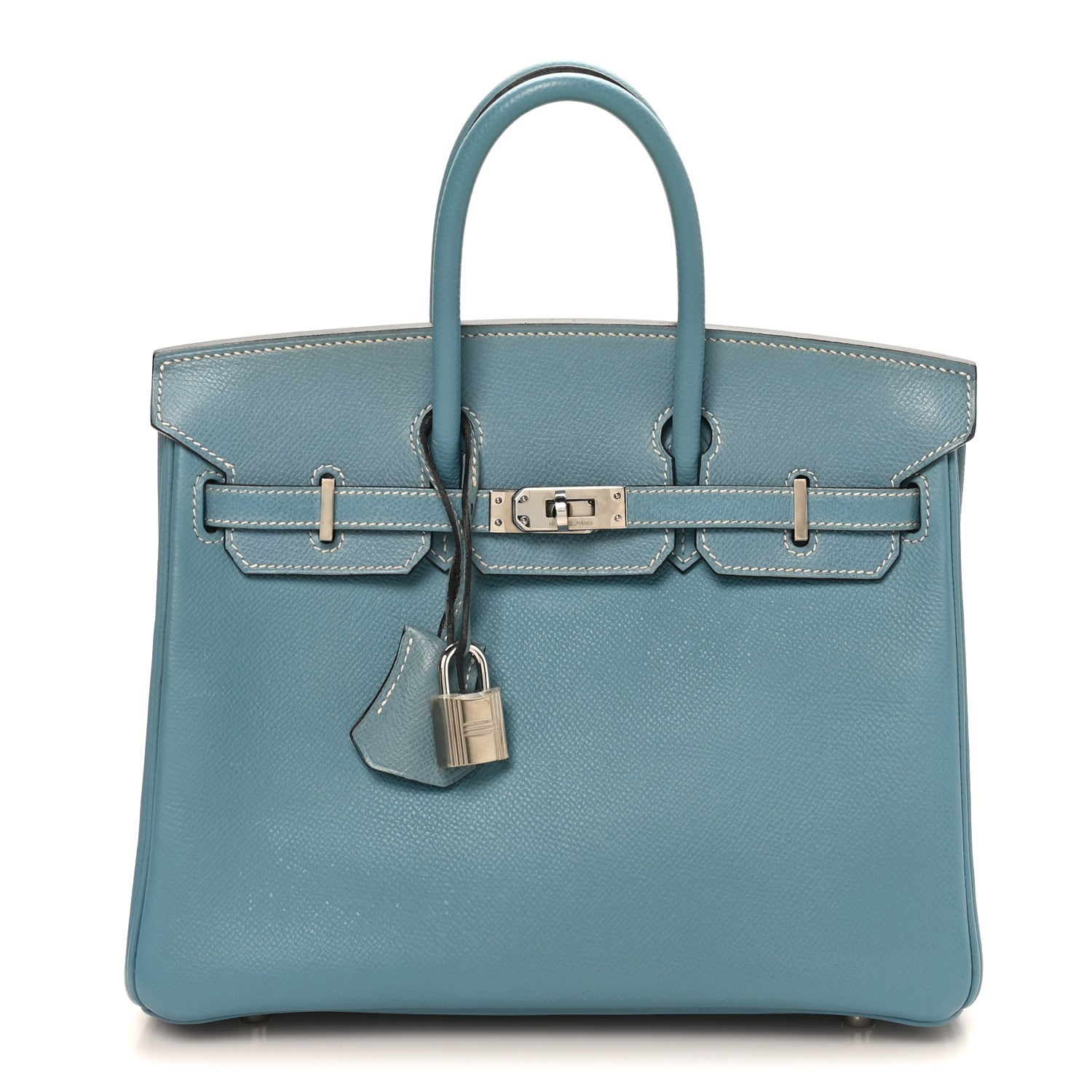 Hermes Epsom Birkin 25 Bleu Jean 1 of 11
