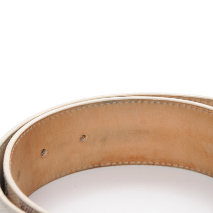 Louis Vuitton Damier Azur LV Initiales Belt 80 32 5 of 11