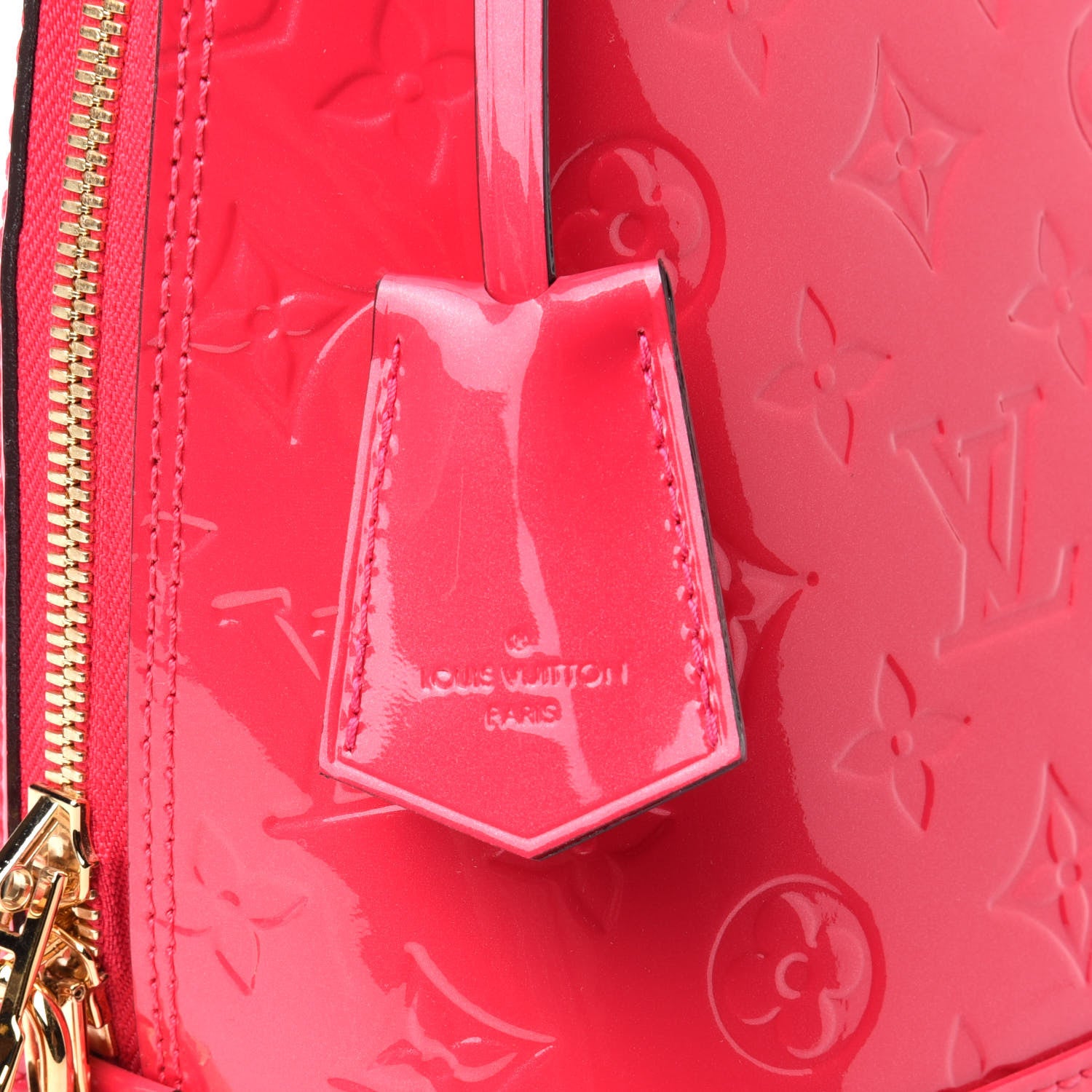 Louis Vuitton Vernis Alma PM Hot Pink 9 of 12