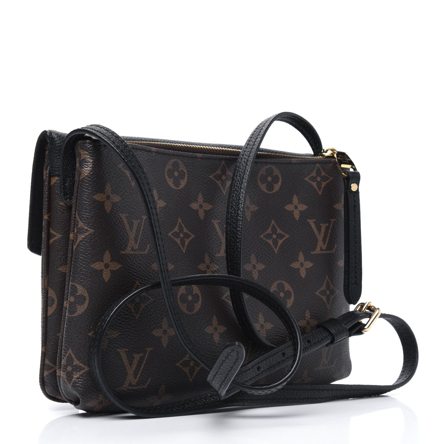 Louis Vuitton Monogram Twice Pochette Black 3 of 19