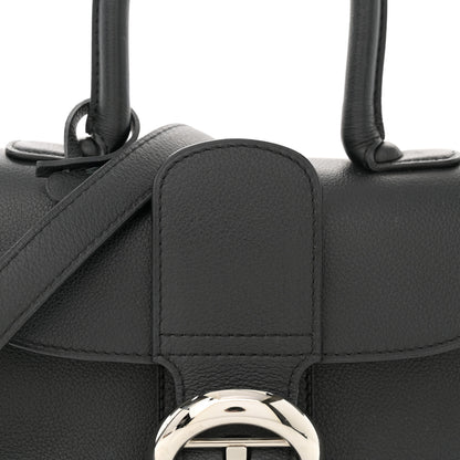 Delvaux Grained Calfskin Mini Brillant Satchel Black 8 of 10
