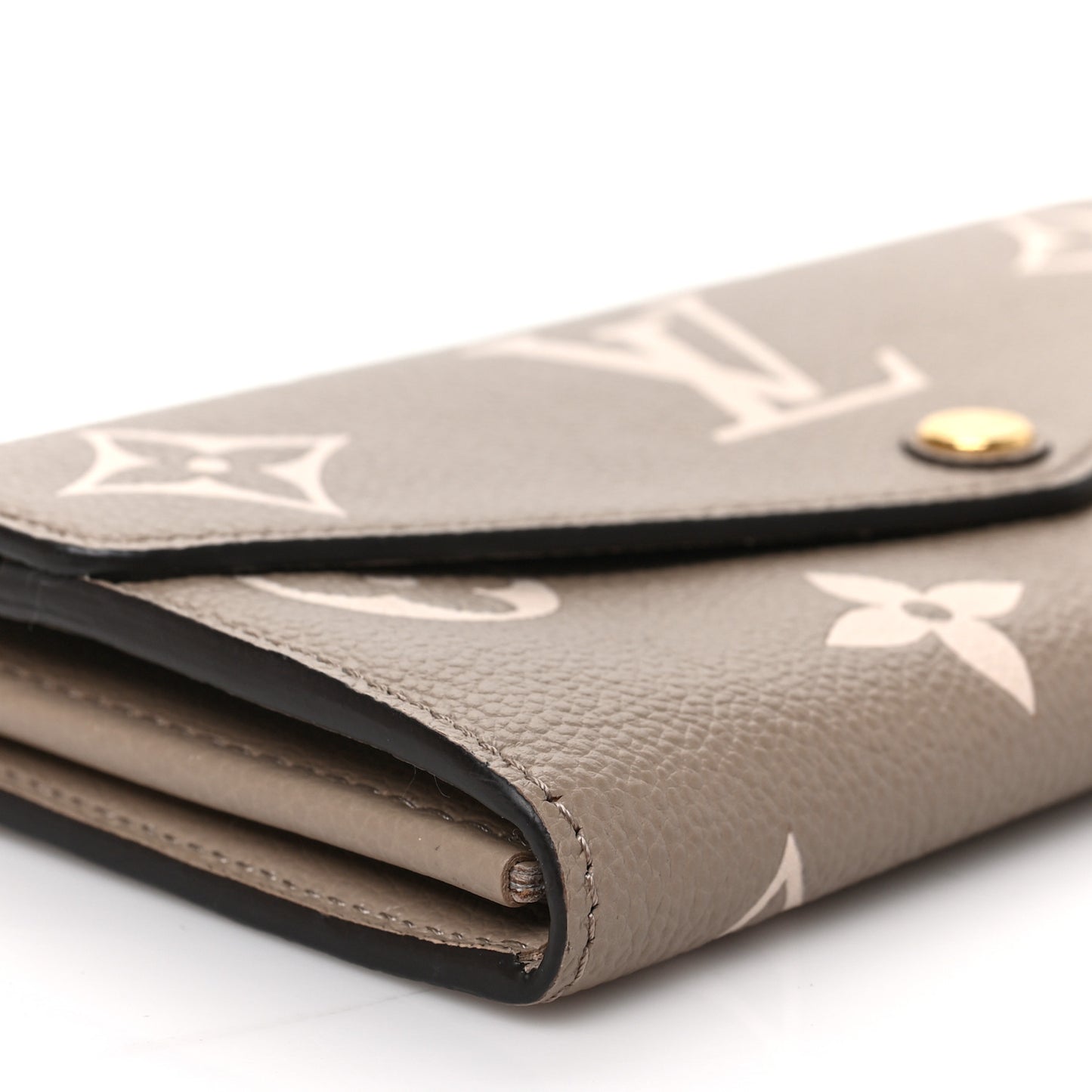 Empreinte Monogram Giant Sarah Wallet Tourterelle Creme